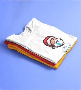 Very Cold Winter : Best Printed T-shirt (White) Perfect Gift For Boys Girls