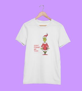 Christmas With Alien's : Best Printed T-shirt (White) Perfect Gift For Secret Santa