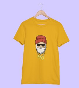 Sigma Santa T-shirt: Best printed Gift For Secret Santa(Yellow) Best Gift For Boys Girls