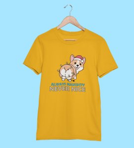 Notorious Corgi: Funny Doggie Printed T-shirts (Yellow) Best Gift For Boys Girls