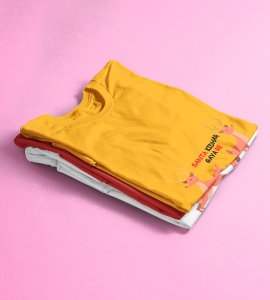 Where Did Santa Go?: Best Printed T-shirt (Yellow) Best Gift For Boys Girls