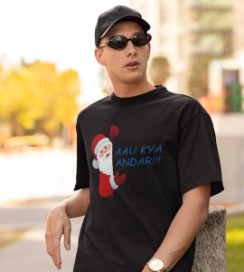 Can I Come Inside: Best Printed T-shirt (Black) Amazing Gift For Secret Santa