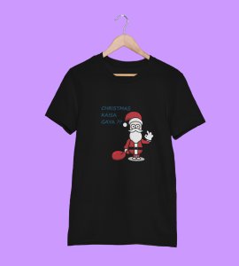 How Was Your Christmas: Cute Printed T-shirt (Black) Best Gift For Kids Boys Girls