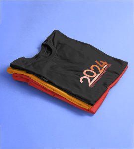 2024 Has Arrived : Cute Printed T-shirt For Kids (Black) Best Gift For Kids