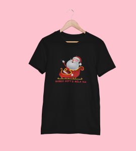 Did Everyone Got The Gift: Best Printed T-shirt(Black): great Gift For Secret Santa
