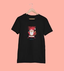 Strongest Santa: Unique Printed T-shirt (Black) Best Gift For Christmas Eve
