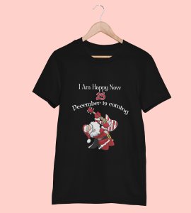 Christmas Bells, Santa's Arrival: Best T-shirt For Boys Girls,(Black) Best Gift for Secret Santa