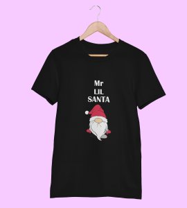 Gentleman Santa T-shirt: Best Gift For Secret Santa(Black) Perfect Gift For Boys Girls