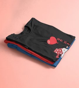 No Money: Cute Santa No Money Christmas T-shirt (Black) - BPA-Free, Leak-Proof Printed - Ideal for Festive Outdoor Adventures Gift