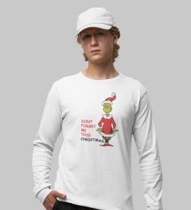 Alien's Christmas: Unique And Funny DesignedFull Sleeve T-shirt White Perfect Gift For Boys Girls