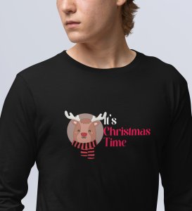 Christmas Arrival: Welcome Christmas WithBlackFull Sleeve T-shirt Perfect Gift For Kids Boys Girls