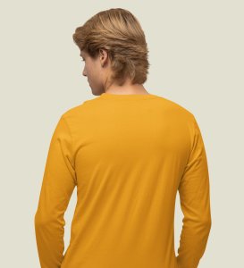 Too Cold Outside :Yellow Elegantly Made Full- Sleeve T Shirt by  Best Gift For Boys Girls