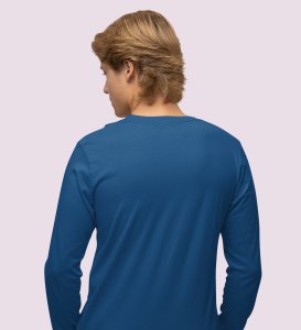 Santa Is Waiting For Gifts: Best DesignerFull Sleeve T-shirt Blue Unique Gifts For Secret Santa