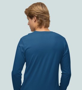 Long Gifts List: Beautifully DesignedFull Sleeve T-shirt Blue Best Fift For Secret Santa