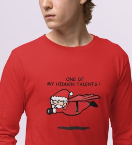 I Am Coming: Best DesignedFull Sleeve T-shirt Red Perfect Gift For Secret Santa
