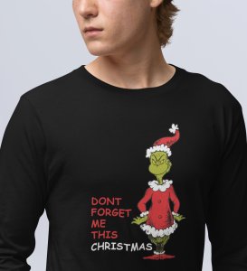 Alien's Christmas: Unique And Funny DesignedFull Sleeve T-shirt Black Perfect Gift For Boys Girls