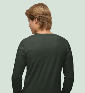 Graphic's Lover Santa: Best DesignedFull Sleeve T-shirt Green Perfect Gift For Secret Santa