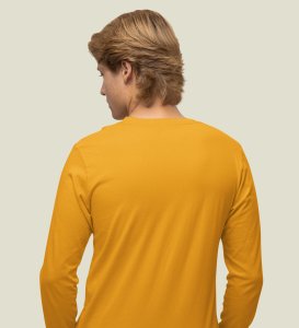 Curious Santa: Cute DesignerFull Sleeve T-shirt Yellow Best Gift For Kids Boys Girls