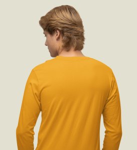 Graphic's Lover Santa: Best DesignedFull Sleeve T-shirt Yellow Perfect Gift For Secret Santa