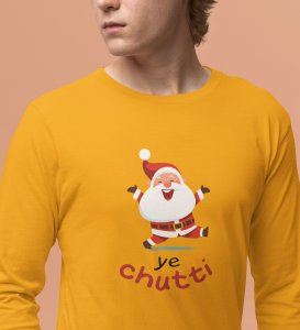 Christmas Vacation: Best DesignedFull Sleeve T-shirt For School Kids Yellow Best Gift For Boys Girls