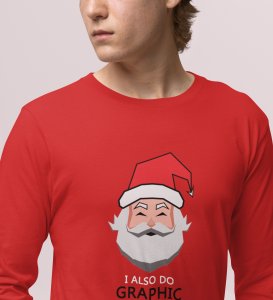 Year Changing Clock: Beautifully DesignedFull Sleeve T-shirt Red Best Gift For Secret Santa