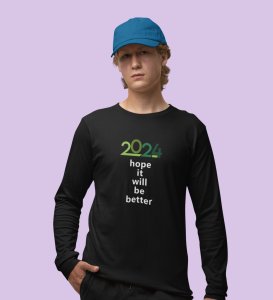 Postive Vibes: Good Vibes DesignedFull Sleeve T-shirt Black Unique Gift For New Year Boys Girls