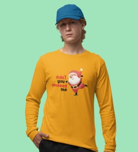 Santa Misses Me: Best DesignedFull Sleeve T-shirt: great Gift For Secret Santa