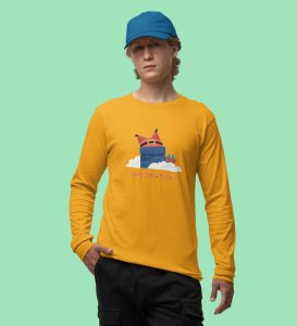 Stuck Santa In Chimney: Funniest DesignedFull Sleeve T-shirt: Cute Gift For Secret Santa