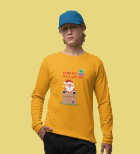 Santa's Last Gift: Best DesignerFull Sleeve T-shirt Botttle Yellow Christmas's Best Gift For Boys Girls