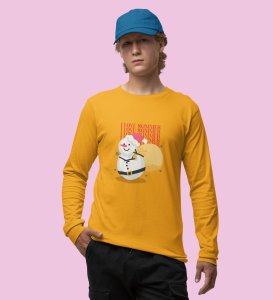 Summer Lover Snowman: Most Unique DesignerFull Sleeve T-shirt Yellow Best Gift For Boys Girls