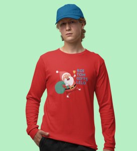 Everyone Take Gifts : Best DesignedFull Sleeve T-shirt Red Most Liked Gift For Boys Girls