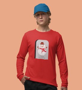 Christmas Bells With Santa's Gift: Best DesignedFull Sleeve T-shirt Red Unique Gift For Secret Santa