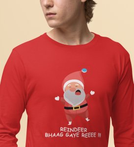 Santa Misses Me: Best DesignedFull Sleeve T-shirt: great Gift For Secret Santa