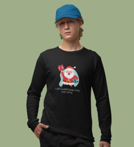Christmas Bells With Santa's Gift: Best DesignedFull Sleeve T-shirt Black Unique Gift For Secret Santa