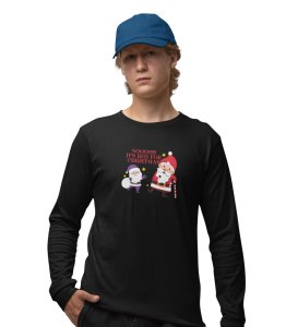 No Purple Only Red: Funniest DesignerFull Sleeve T-shirt Black Best Gift For Boys Girls