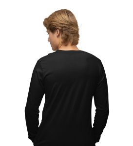 Cranky Little Santa: Funny DesignerFull Sleeve T-shirt Black Best Gift For Boys Girls