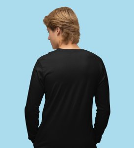 Snowman Talks: Cute DesignerFull Sleeve T-shirt Black Best Gift For Boys Girls