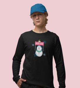 Christmas Bells: Best DesignerFull Sleeve T-shirt Black Perfect Gift For Christmas Eve