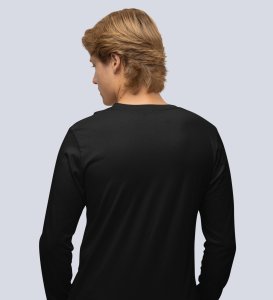 Alien & Reindeer:Black Christmas Edition PrintedFull Sleeve T-shirt - Ideal for Spreading Holiday Cheer at Gym, Yoga, and Outdoor Activities