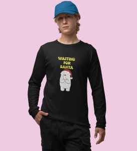 Waiting For Santa| Christmas ThemedFull Sleeve T-shirt | BestFull Sleeve T-shirts for Boys Girls