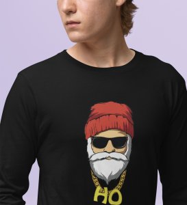Sigma SantaFull Sleeve T-shirt: Best printed Gift For Secret SantaBlack Best Gift For Boys Girls