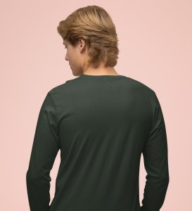 Goofy & Young Santa:Best DesignerFull Sleeve T-shirt Green Perfect Gift For Boys Girls