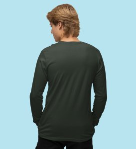 Santa And His Friends: Unwrap Joy withGreen Full Sleeve T-shirt- Durable Design for Festive Gifts For Boys Girls