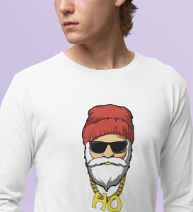 Sigma SantaFull Sleeve T-shirt: Best printed Gift For Secret SantaWhite Best Gift For Boys Girls