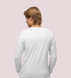 Cranky Little Santa: Funny DesignerFull Sleeve T-shirt White Best Gift For Boys Girls