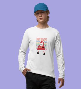Santa's Party: Best Santaclaus DesignedFull Sleeve T-shirt White Best Gift For Secret Santa