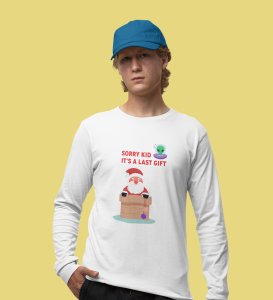 Santa's Last Gift: Best DesignerFull Sleeve T-shirt Botttle White Christmas's Best Gift For Boys Girls