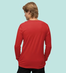 Get Back To Work Santa : Hydrate Festively with RedFull Sleeve T-shirt - Leak-Proof, Marathi Printed Design