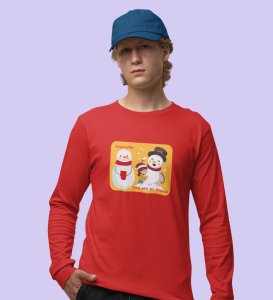 Funny Snowman: Best Comic DesignedFull Sleeve T-shirt by (brands) Perfect Gift For Kids