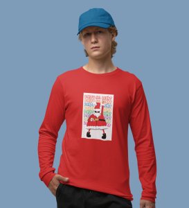 Santa's Party: Best Santaclaus DesignedFull Sleeve T-shirt Red Best Gift For Secret Santa